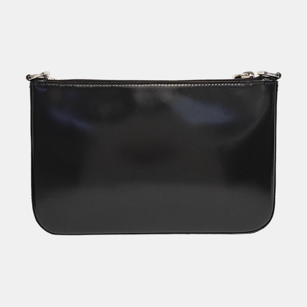 Calfskin Crossbody Bag Black
