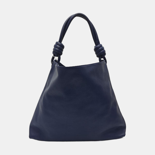 Calfskin Shoulder Bag Blue