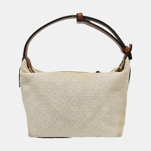 Cubi Monogram Canvas Beige