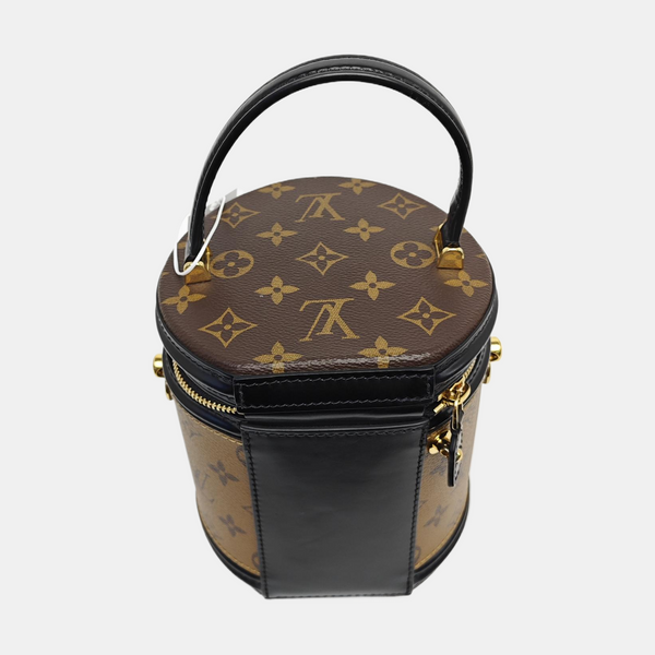 CANNES PM Monogram Coated Canvas Brown