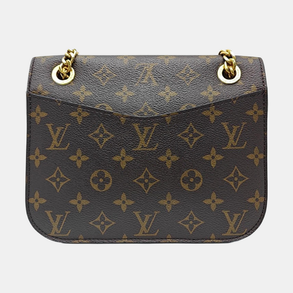 PASSY Monogram Coated Canvas Brown