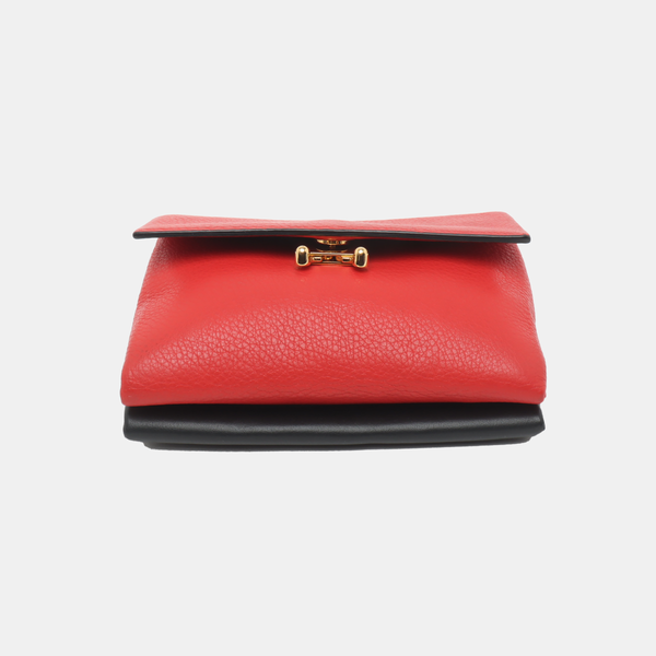 Calfskin Crossbody Bag Red