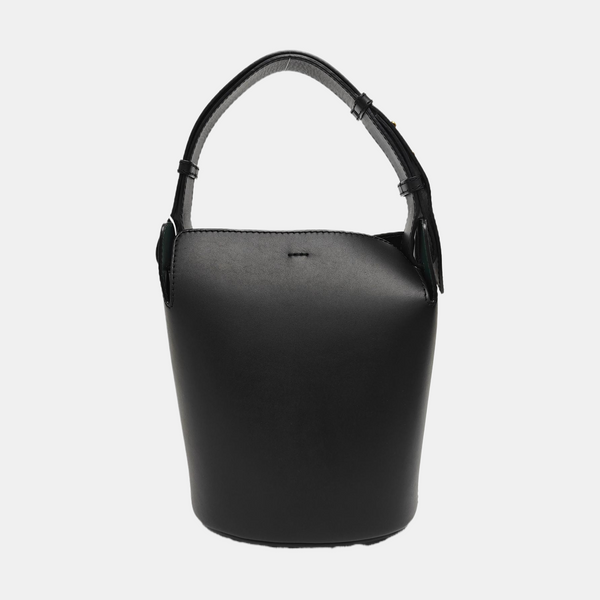 The Bucket Calfskin Black