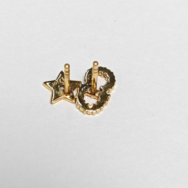 La Petite Tribale Metal Gold Earrings