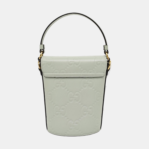 Monogram Calfskin Bucket Bag Mini Green