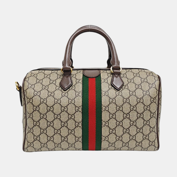 GG Supreme Large Monogram Coated Canvas Beige