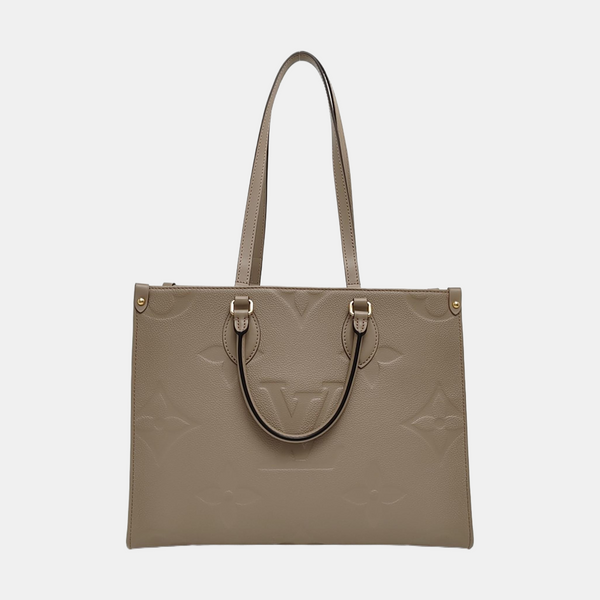 ONTHEGO MM Monogram Calfskin Gray