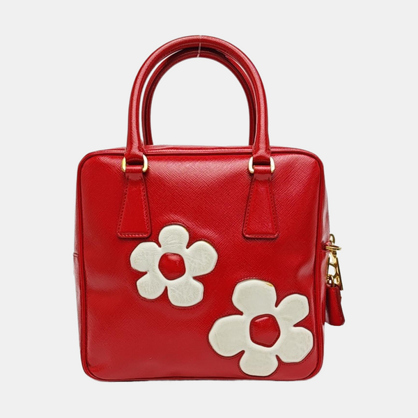 Patent Leather Shoulder Bag Red