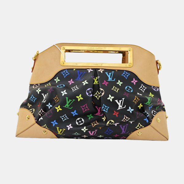 LV × TM JUDY Monogram Coated Canvas Black