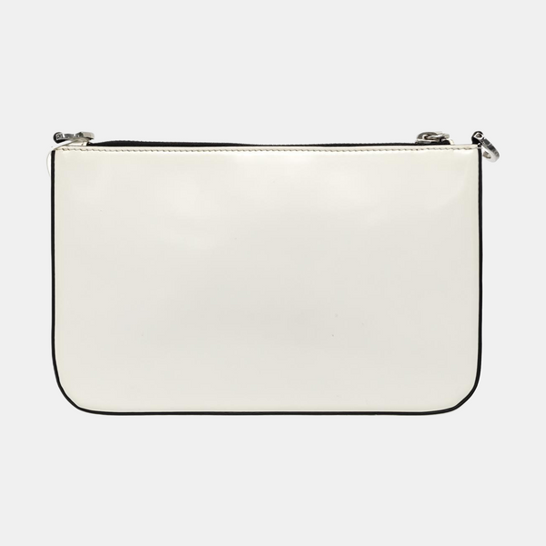 Calfskin Shoulder Bag White