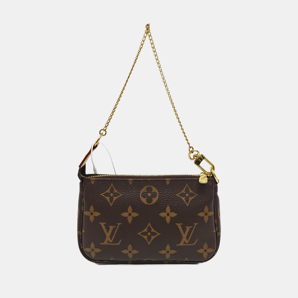 ACCESSOIRES Mini Monogram Coated Canvas Brown