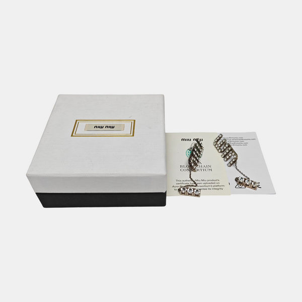 Metal Silver Earrings