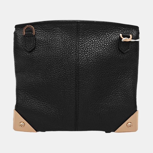 Calfskin Crossbody Bag Black