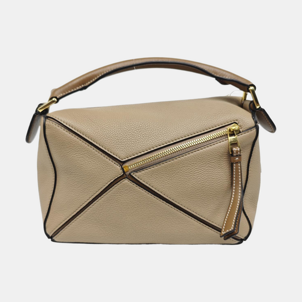 Puzzle Small Calfskin Beige