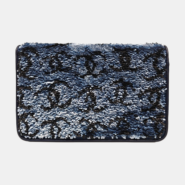 Sequins Shoulder Bag Blue