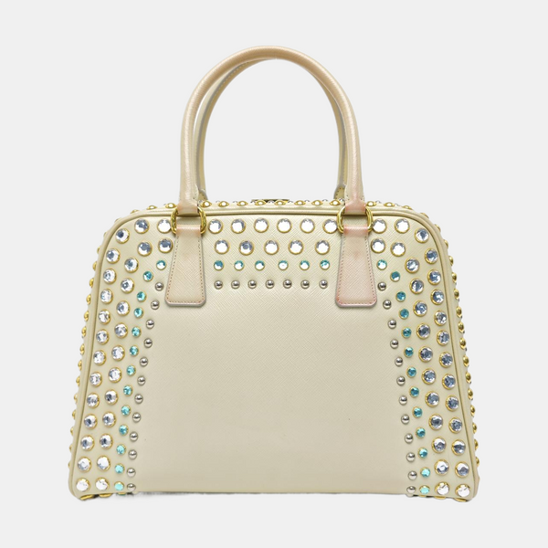 Pyramid Saffiano Calfskin Yellow