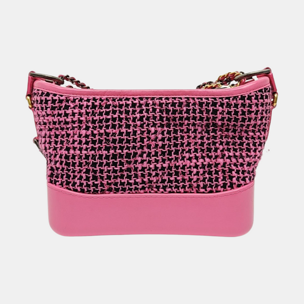GABRIELLE Small Quilted Wool Pink