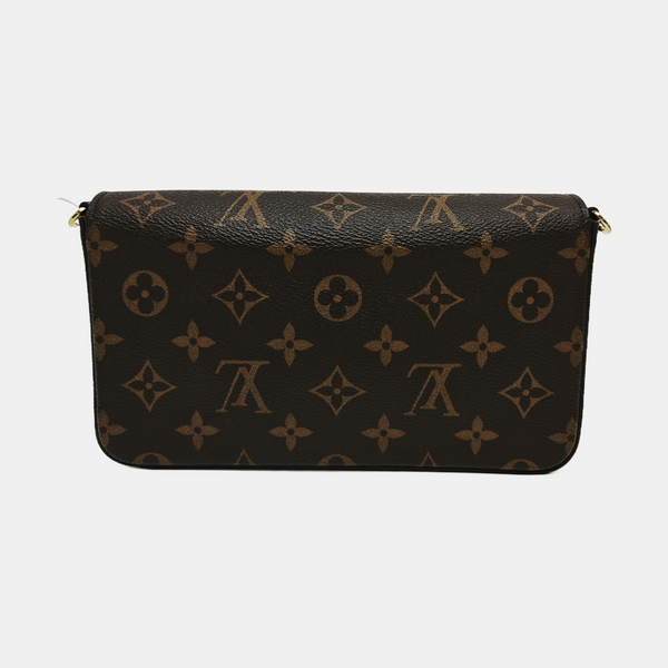 FÉLICIE Monogram Coated Canvas Brown