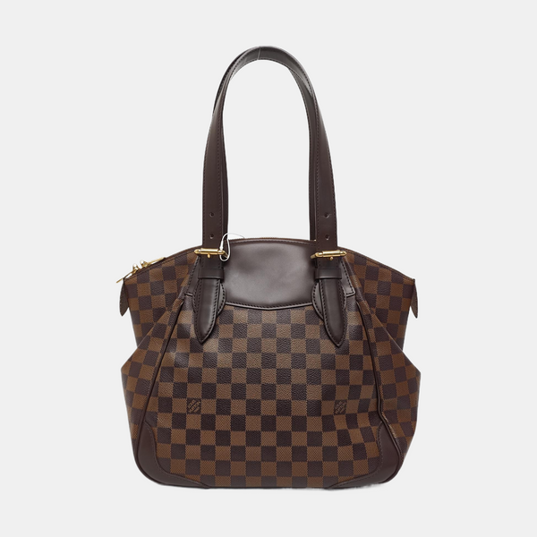 VERONA MM Damier Ebene Coated Canvas Brown