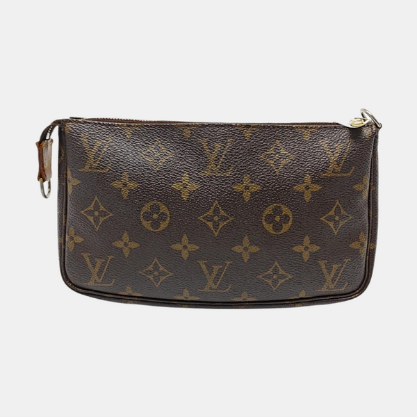 ACCESSOIRES Monogram Coated Canvas Brown