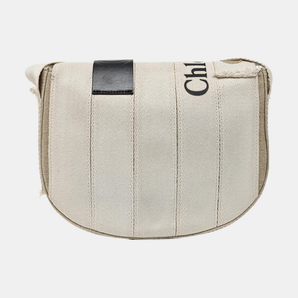 Canvas Shoulder Bag White