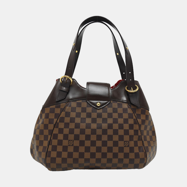 SISTINA GM Damier Ebene Coated Canvas Brown