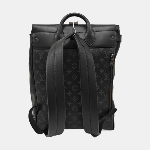 STEAMER Monogram Coated Canvas Black