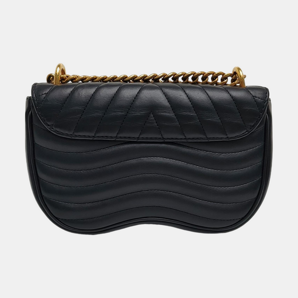 NEW WAVE PM Quilted Calfskin Black