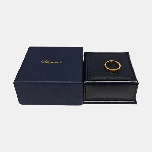 Ice Cube 18k Rose Gold Ring EU 56