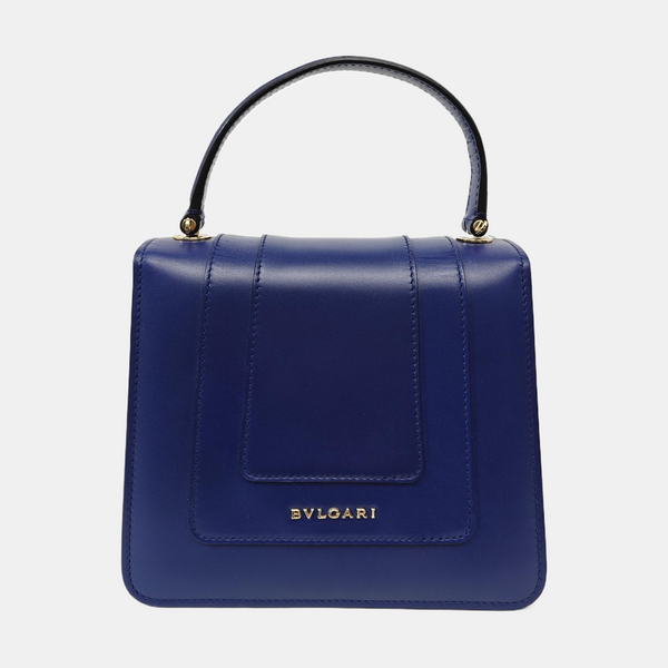 SERPENTI FOREVER Small Calfskin Blue