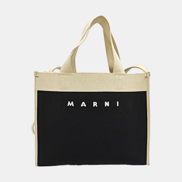 Fabric Shoulder Bag Black