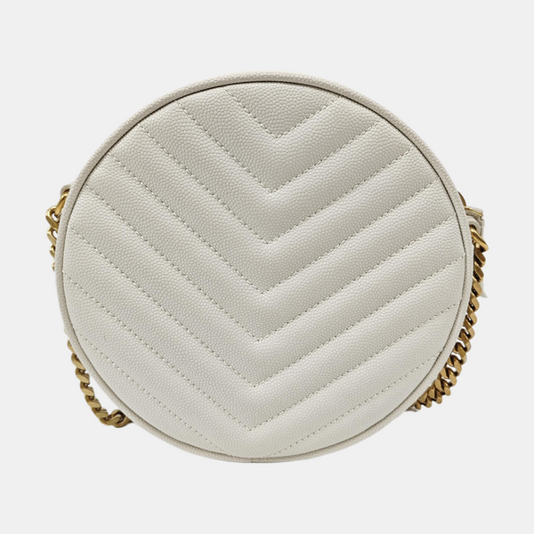 VINYLE Quilted Calfskin White