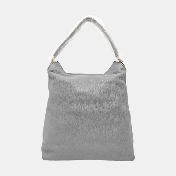 Calfskin Top Handle Bag Blue