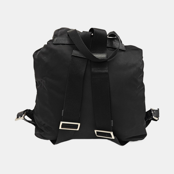 Nylon Backpack Black