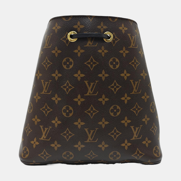 NÉONOÉ MM Monogram Coated Canvas Brown