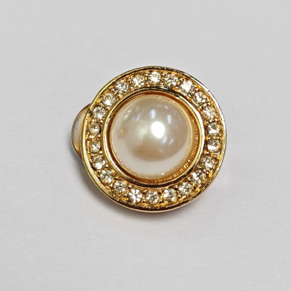 Metal Gold Clip On Earrings