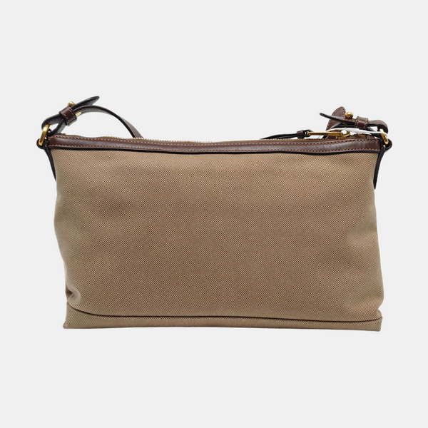 Canvas Shoulder Bag Brown