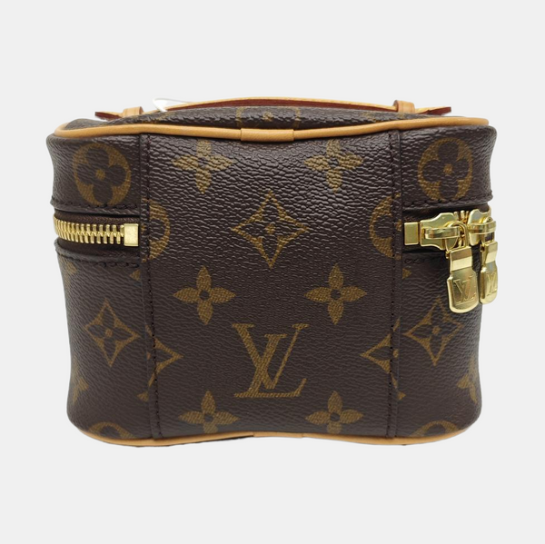 NICE Super Mini Monogram Coated Canvas Brown