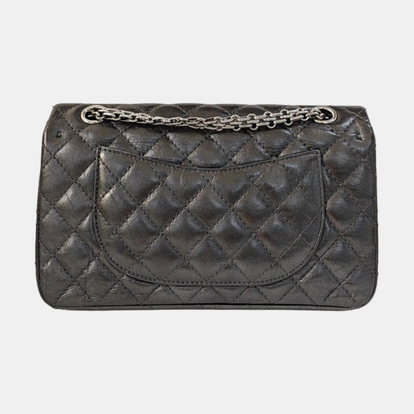 2.55 225 (small) Quilted Calfskin Gray