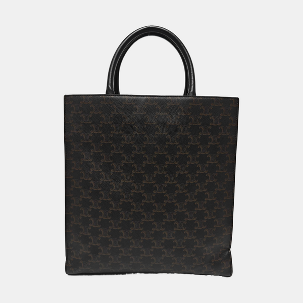 CABAS CELINE Small Coated Canvas Black