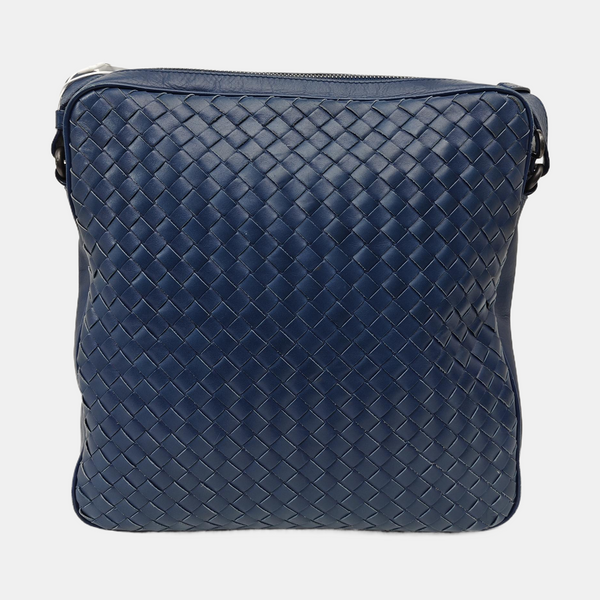 Calfskin Crossbody Bag Blue