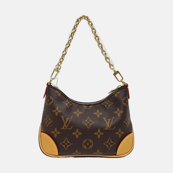 BOULOGNE Nano Monogram Coated Canvas Brown