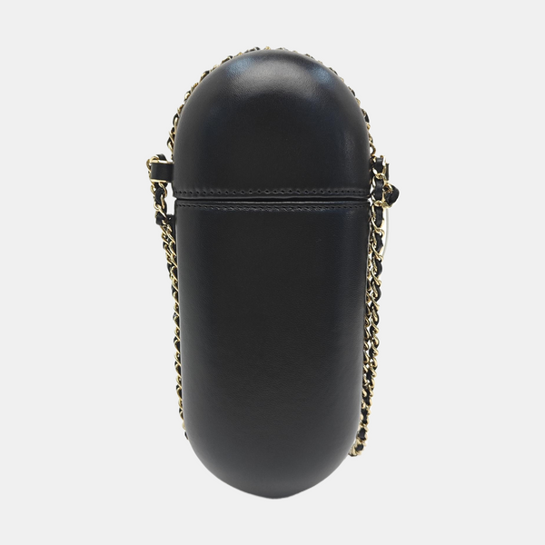 Lambskin Shoulder Bag Black