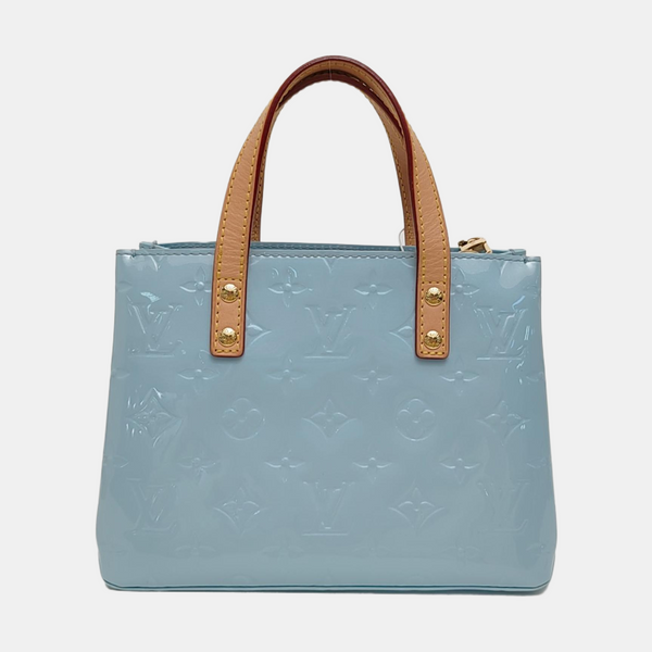 READE PM Monogram Patent Leather Blue
