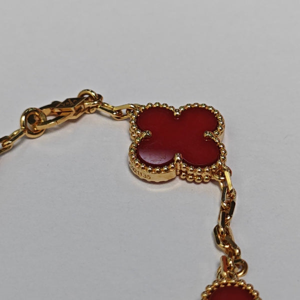 Vintage Alhambra 18k Gold Bracelet