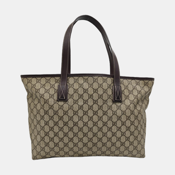 GG Imprime Medium Monogram Coated Canvas Beige