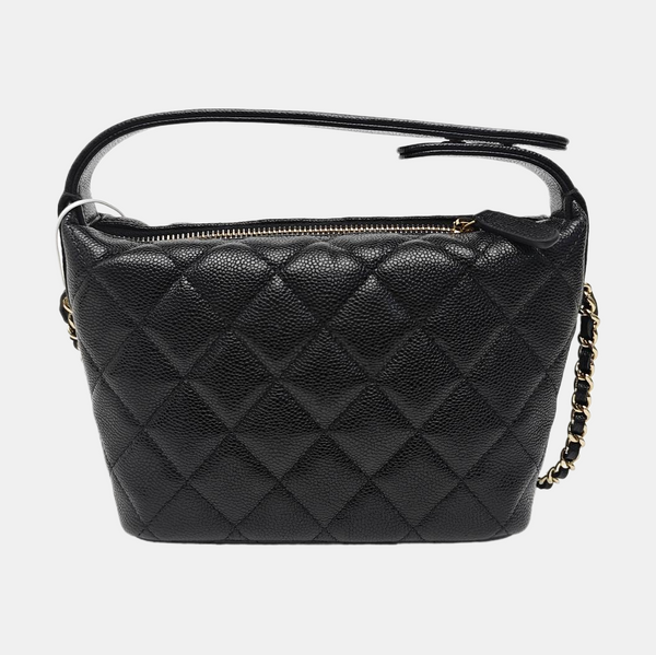 HOBO Quilted Grained Calfskin Black