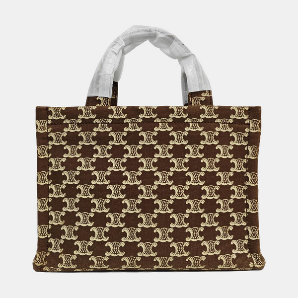 CABAS CELINE Small Fabric Brown