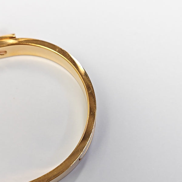 Clic Kelly Metal Rose Gold Bangle