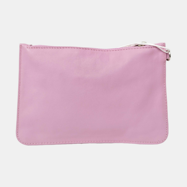 Lambskin Clutch Pink